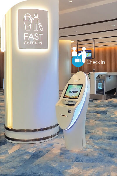 Hotel automation system simplify the check in process in Singapore hotel.